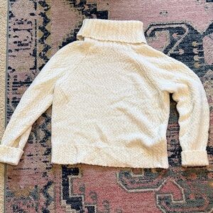 J. Crew Cream Cowl Neck Sweater